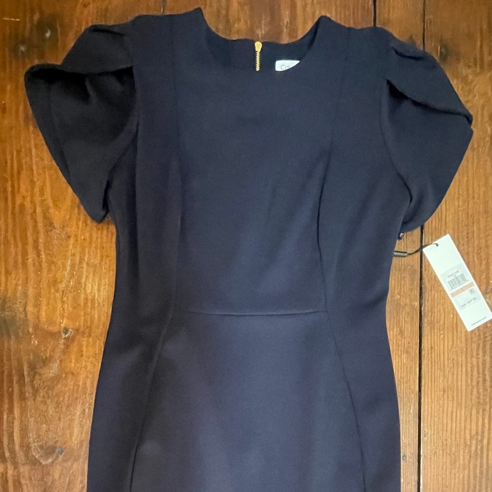 Calvin Klein Navy Work Dress